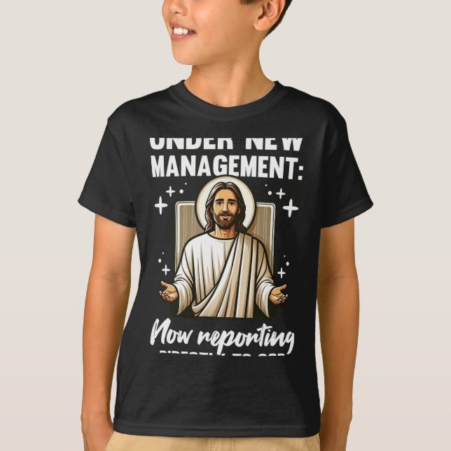 Camiseta Blessed Baptism Religious Christian Under New Mana (Frente)
