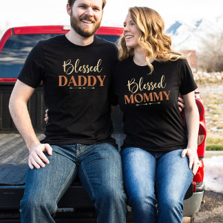 Camiseta Blessed Daddy | Matching Family Christian Dad Tee