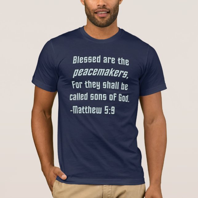 Camiseta Blessed é o t-shirt dos pacificadores (Frente)