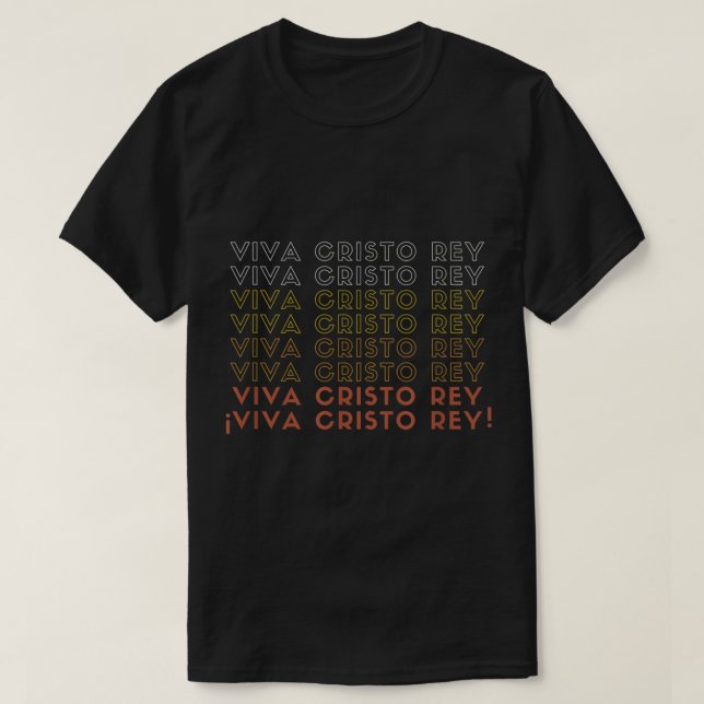 Camiseta Blessed Miguel Pro Viva Cristo Rey Mexican Catholi (Frente do Design)