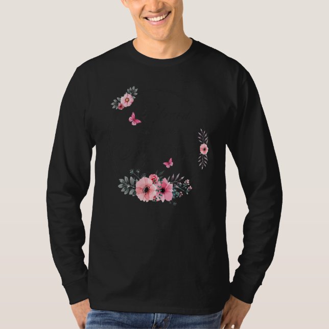 Camiseta Blessed To Be Called Big Sister  Women Floral Deco (Frente)