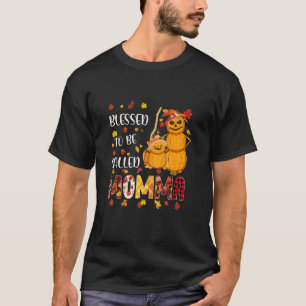 Camiseta Blessed To Be Called Momma Pumpkin Fall Thanksgivi