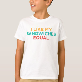 Camiseta BLgT eu gosto de meus sanduíches iguais