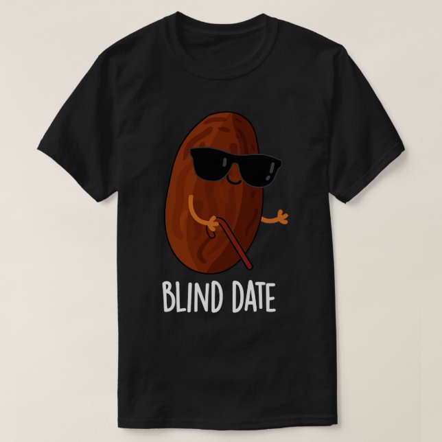 Camiseta Blind Date Engraçado Fruta (Frente do Design)