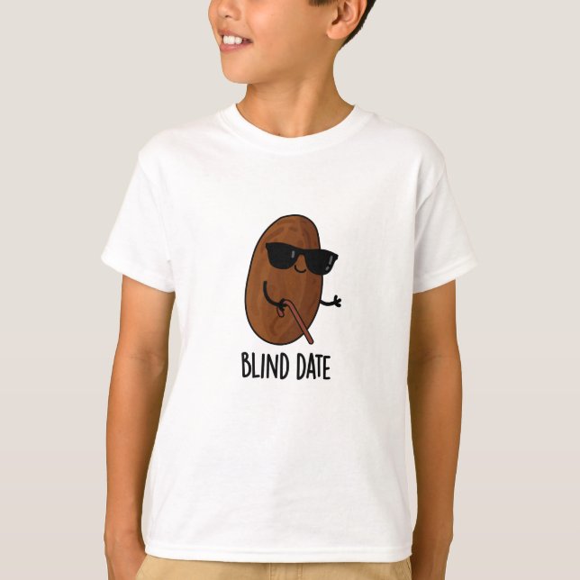 Camiseta Blind Date Engraçado Fruta (Frente)