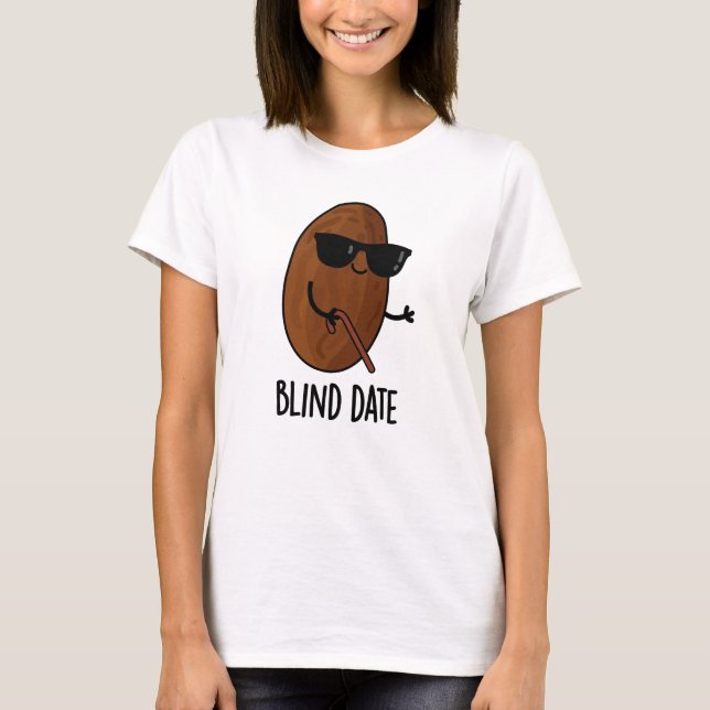 Camiseta Blind Date Engraçado Fruta (Frente)