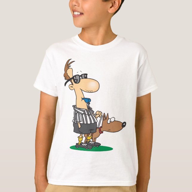 Camiseta Blind Referee Blowing A Whistle T-Shirt (Frente)