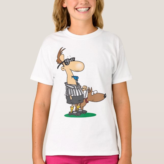 Camiseta Blind Referee Blowing A Whistle T-Shirt (Frente)