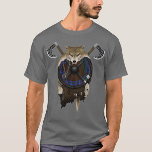 Camiseta Blindagem com pelo de lobo