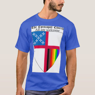 Camiseta Blindagem Episcopal da Igreja com 8 Cores Rainbow