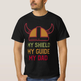 Camiseta Blindagem, Guia, Pai: Viking Dia de os pais