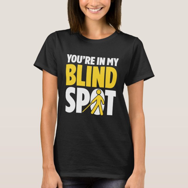 Camiseta Blindness For Blind People Blind Person Braille Re (Frente)