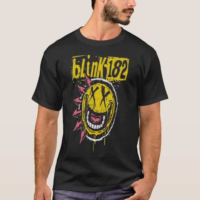 Camiseta blink 182, pop punk, punk rock, 90s band, emo musi (Frente)
