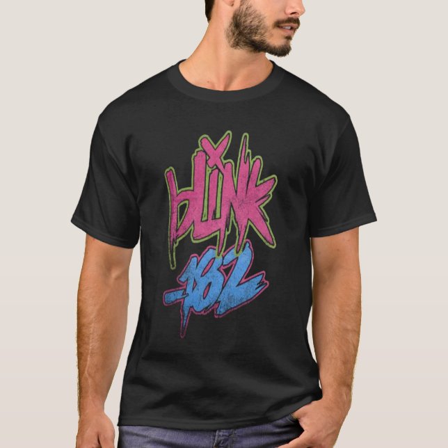 Camiseta blink 182, pop punk, punk rock, 90s band, emo musi (Frente)