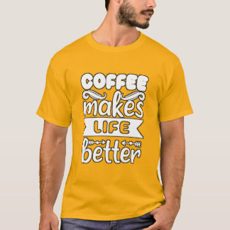 Camiseta "Blisa Renovada: O Toque Mágico do Café na Vida"