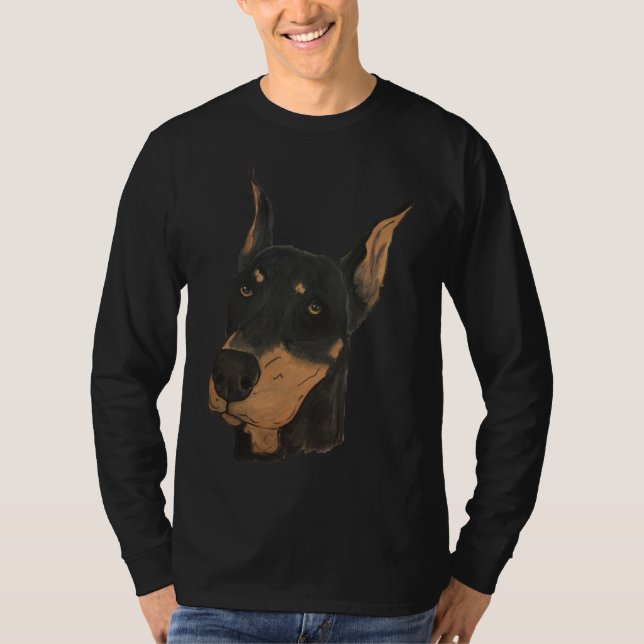 Camiseta Blk Crop Doberman (Frente)