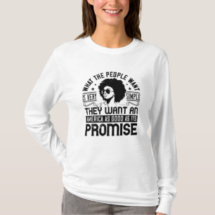 Camiseta BLM - América tão boa quanto sua promessa