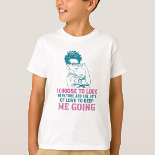Camiseta BLM - Amor e Natureza Me Mantêm Indo