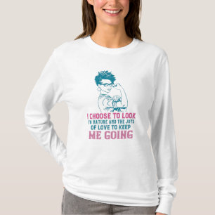 Camiseta BLM - Amor e Natureza Me Mantenham Indo