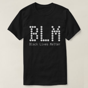 Camiseta BLM Black Lives Importam Nome e Texto Personalizáv