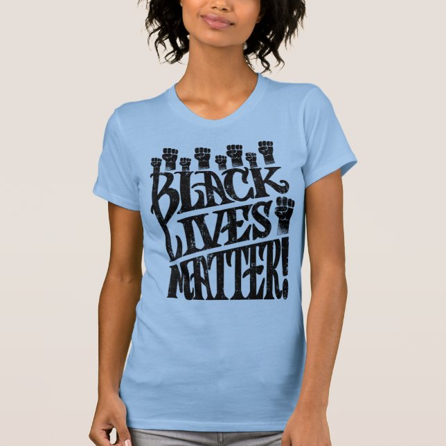Camiseta BLM Black Lives Matam (Frente)
