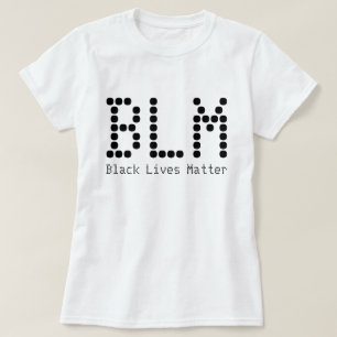 Camiseta BLM Black Lives Matéria Nome e Texto Personalizado
