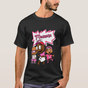 Camiseta Blm Black Melanin Kids Sneaker Match 14 Chocante P