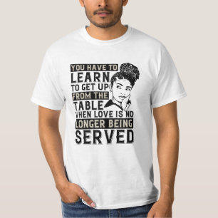 Camiseta BLM - Levante-se quando nenhum amor é servido