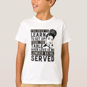 Camiseta BLM - Levante-se quando nenhum amor for servido
