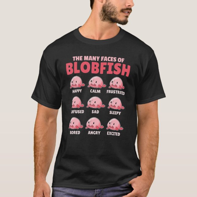Camiseta Blobfish Explicação As Várias Faces De Bambu (Frente)