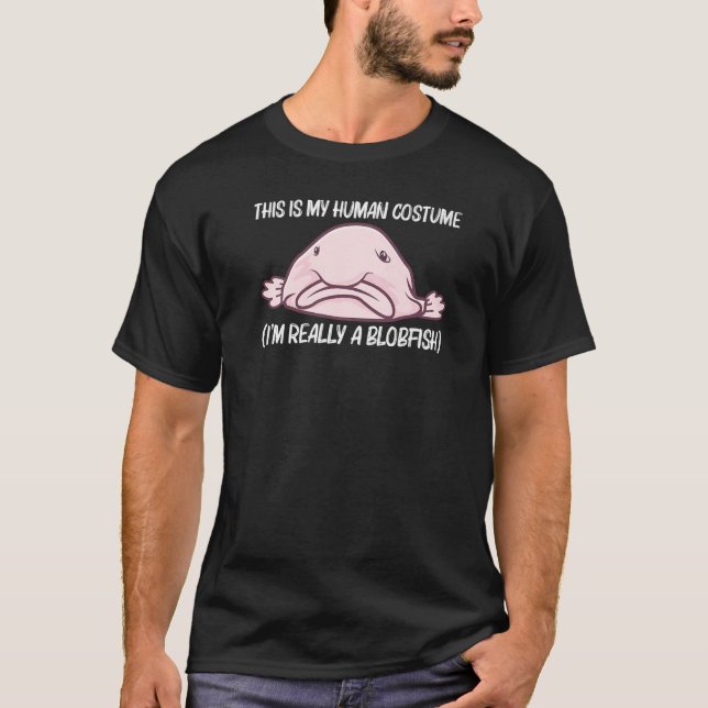 Camiseta Blobfish For Men Women Deep Sea Fish Zoo Animal (Frente)