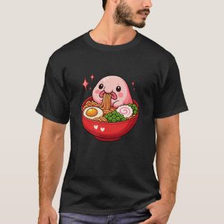 Camiseta Blobfish with Noodles Ramen Kawaii Blobfish