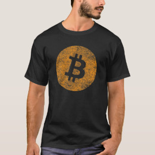 Camiseta Blocalidade do Logotipo Afastado Bitcurrency Crypt