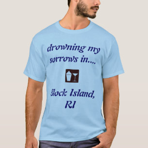 Camiseta Block Island, RI BEBENDO SHIRT!
