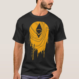 Camiseta Blockchai de Moedas de Negociação de Criptomoeda E