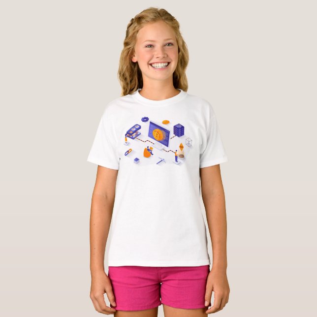 Camiseta Blockchain  (Frente Completa)