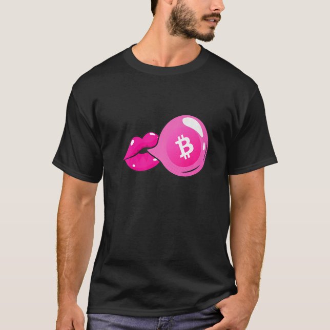 Camiseta Blockchain de criptomoeda de bitrate Descentraliza (Frente)