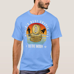 Camiseta Blockchain do Pai Crypto do Mundo Mais Melhor