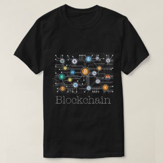 Camiseta Blockchain Network Crypto Design