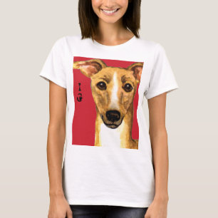 Camiseta Bloco de Cores de Greyhound Italiano