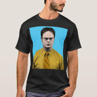 Camiseta Bloco de Cores Falsas do Office Dwight