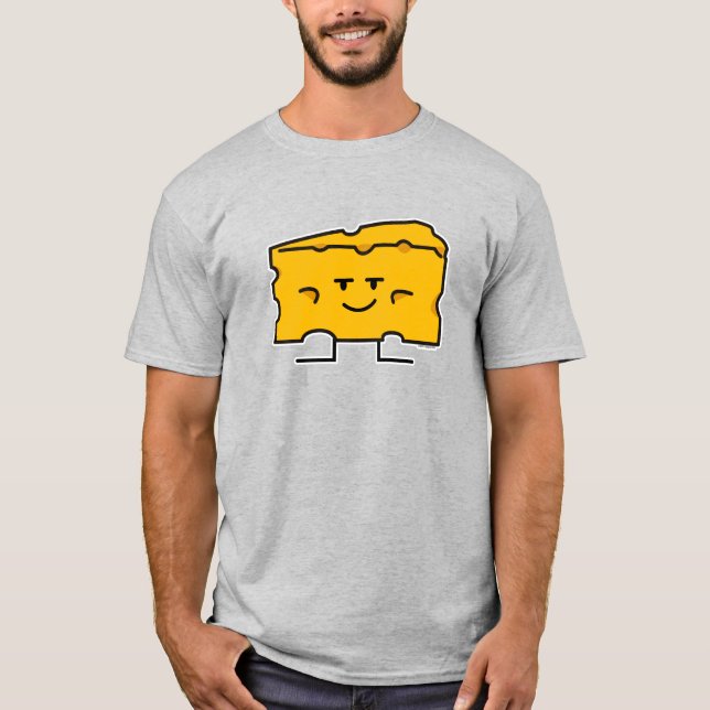 Camiseta Bloco de cunha gorda da proteína de leite da (Frente)