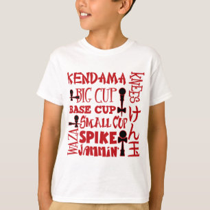 Camiseta Bloco de Kendama, vermelho