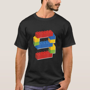 Camiseta Bloco de Óculos Bonitos Edifício 9º Aniversário 9 