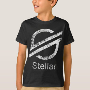 Camiseta Bloco Descentralizado do Token XLM Criptográfico d