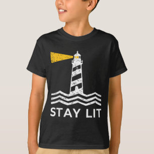 Camiseta Bloco Farol de Luz Constante Náutico Oceano Barco