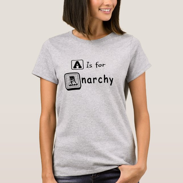 Camiseta Blocos Anarquistas de Construção T Shirt (Frente)