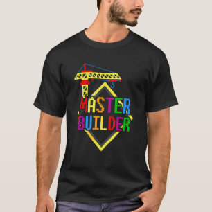 Camiseta Blocos componentes do Engenheiro do Master Builder