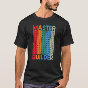 Camiseta Blocos de Construção do Legal Builder Definidos co