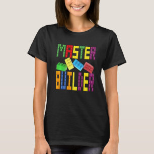 Camiseta Blocos de Construção do Master Builder